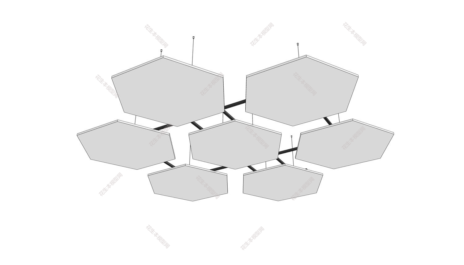 北欧吊顶构件组合su模型「免费下载」(23).jpg(1)