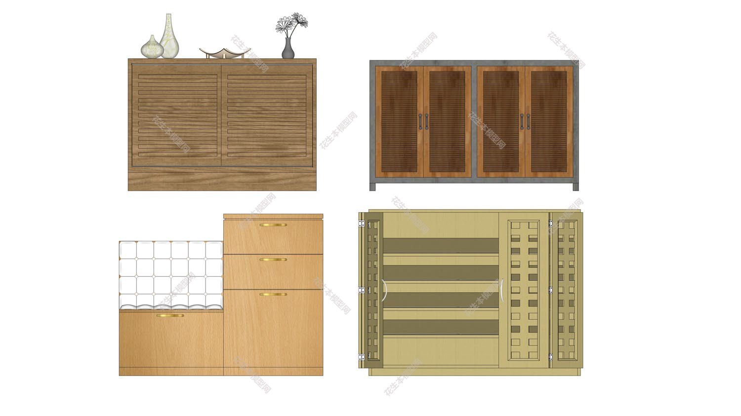后现代实木边柜组合su模型「免费下载」(38).jpg(1)