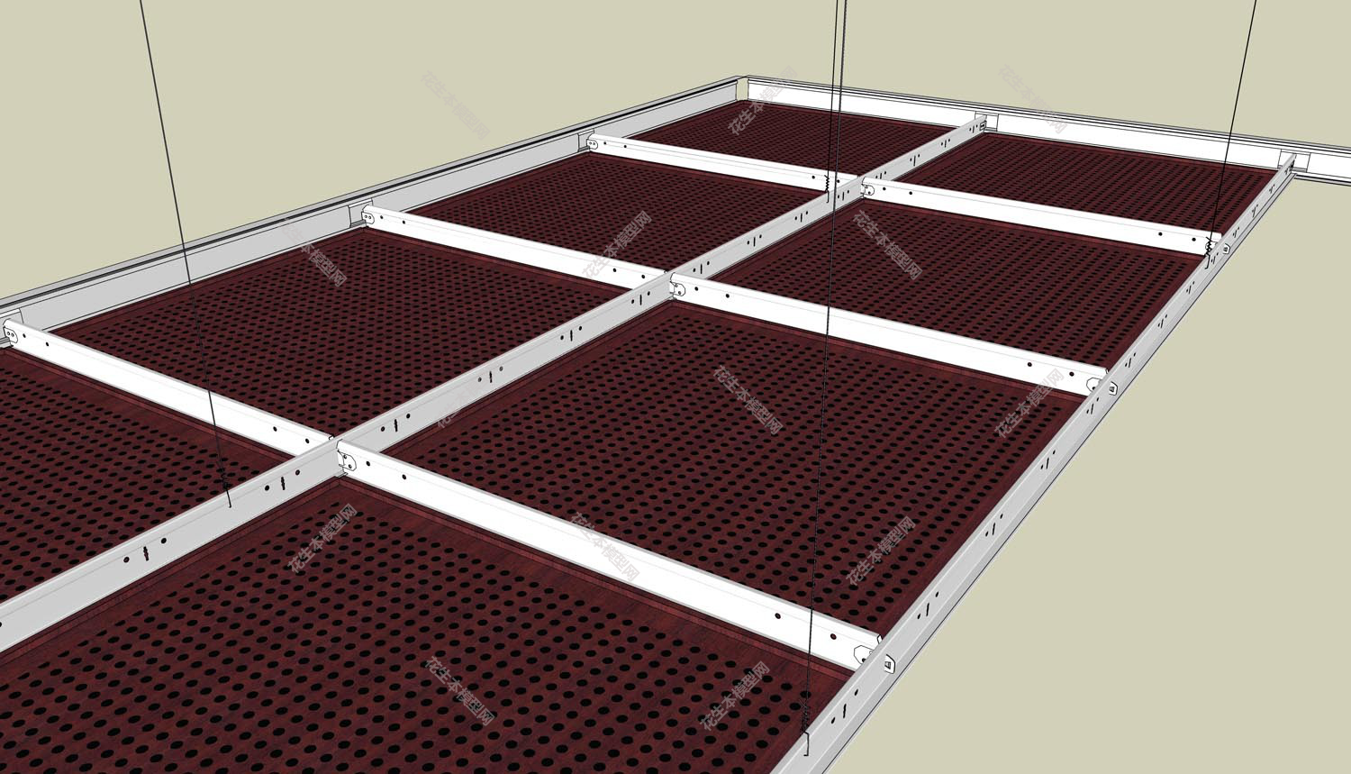 后现代格栅天花吊顶su模型「免费下载」(16).jpg(1)