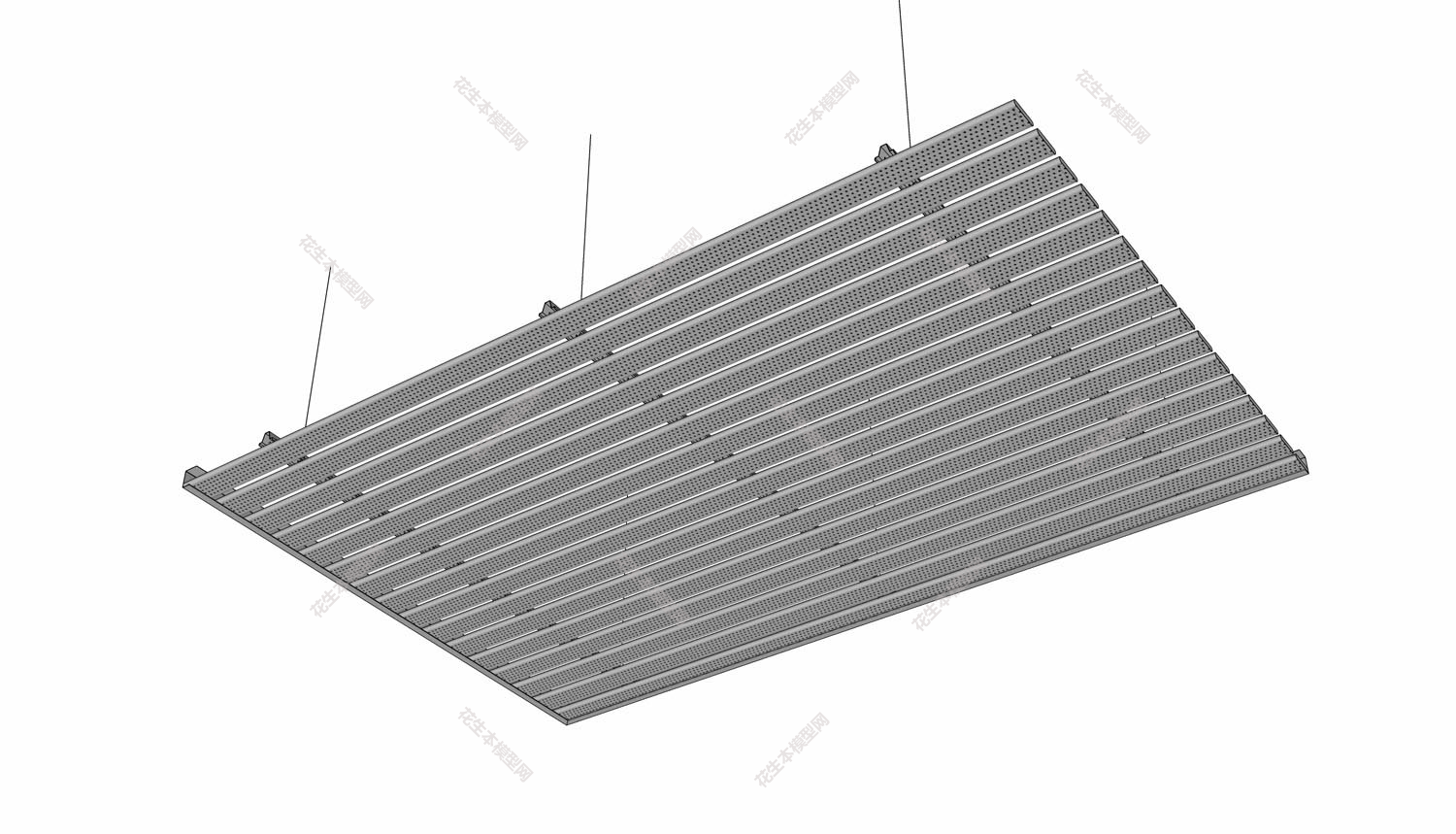 简欧格栅天花吊顶su模型「免费下载」(59).jpg(1)