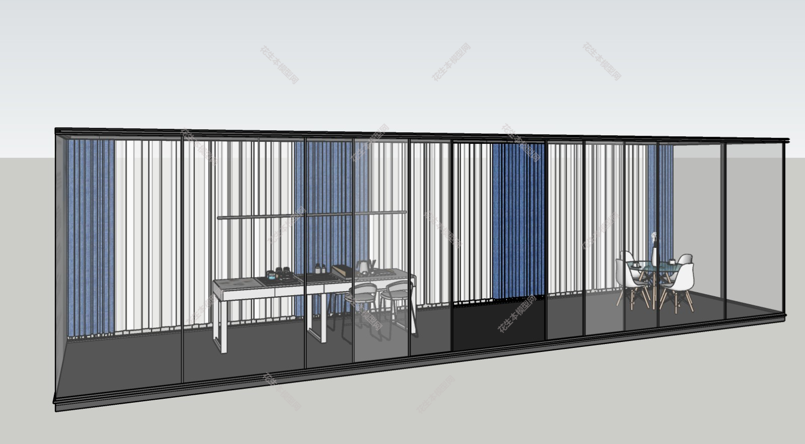 现代玻璃会议室su模型「免费下载」会议室3.jpg(2)