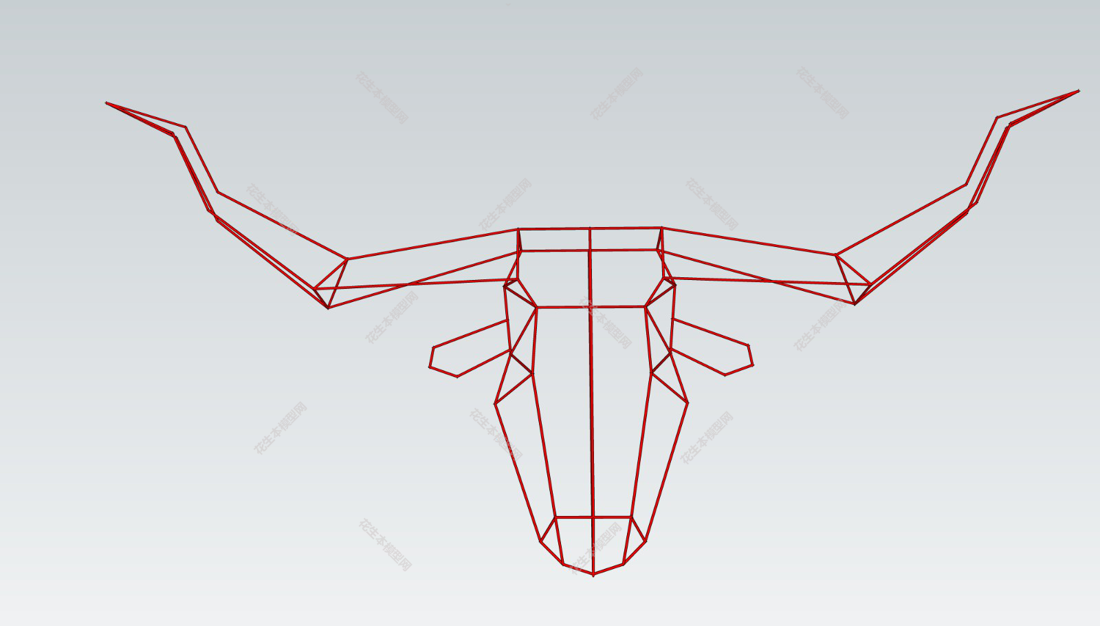 现代金属造型构件su模型「免费下载」Longhorn.jpg(1)