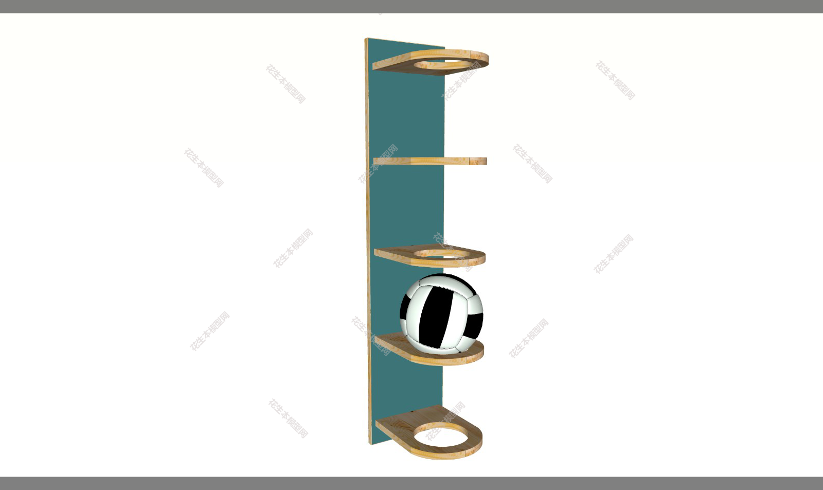 后现代置物架su模型「免费下载」TORRE+PORTA+BOLAS.jpg(1)