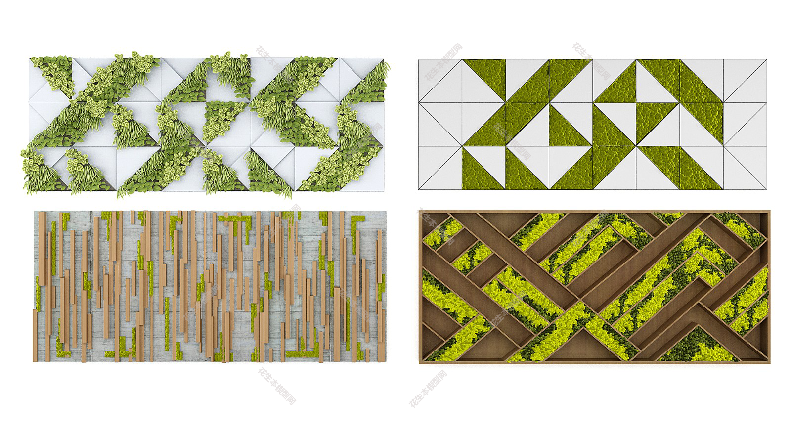 现代植物墙绿植墙3d模型下载7.jpg(1)