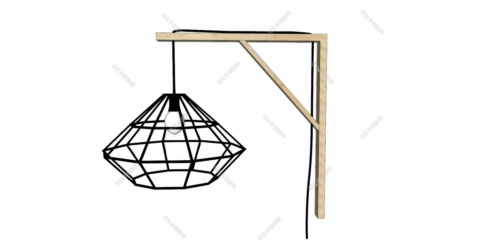 工业风吊灯su草图模型下载灯具 (18).JPG(1)