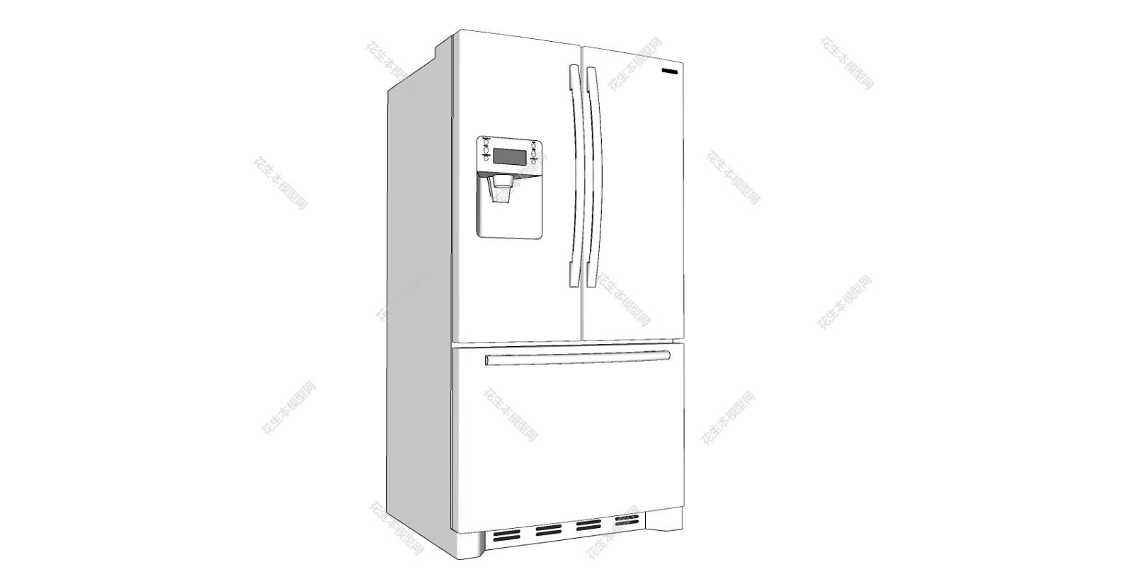 中式冰箱su草图模型下载冰箱 (30).jpg(1)