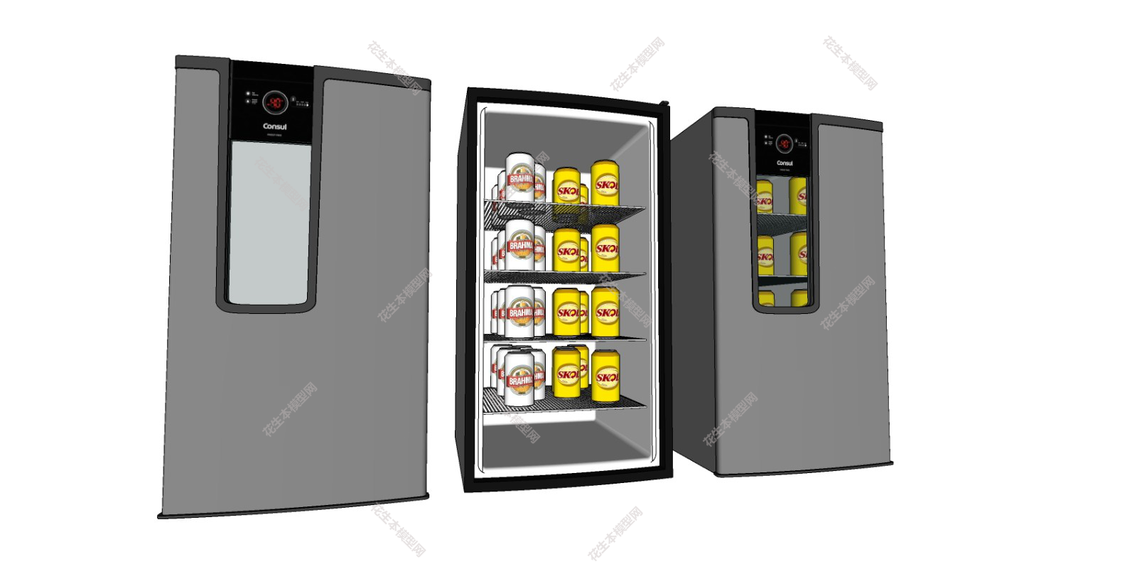 现代冰箱su草图模型下载冰箱 (17).jpg(1)