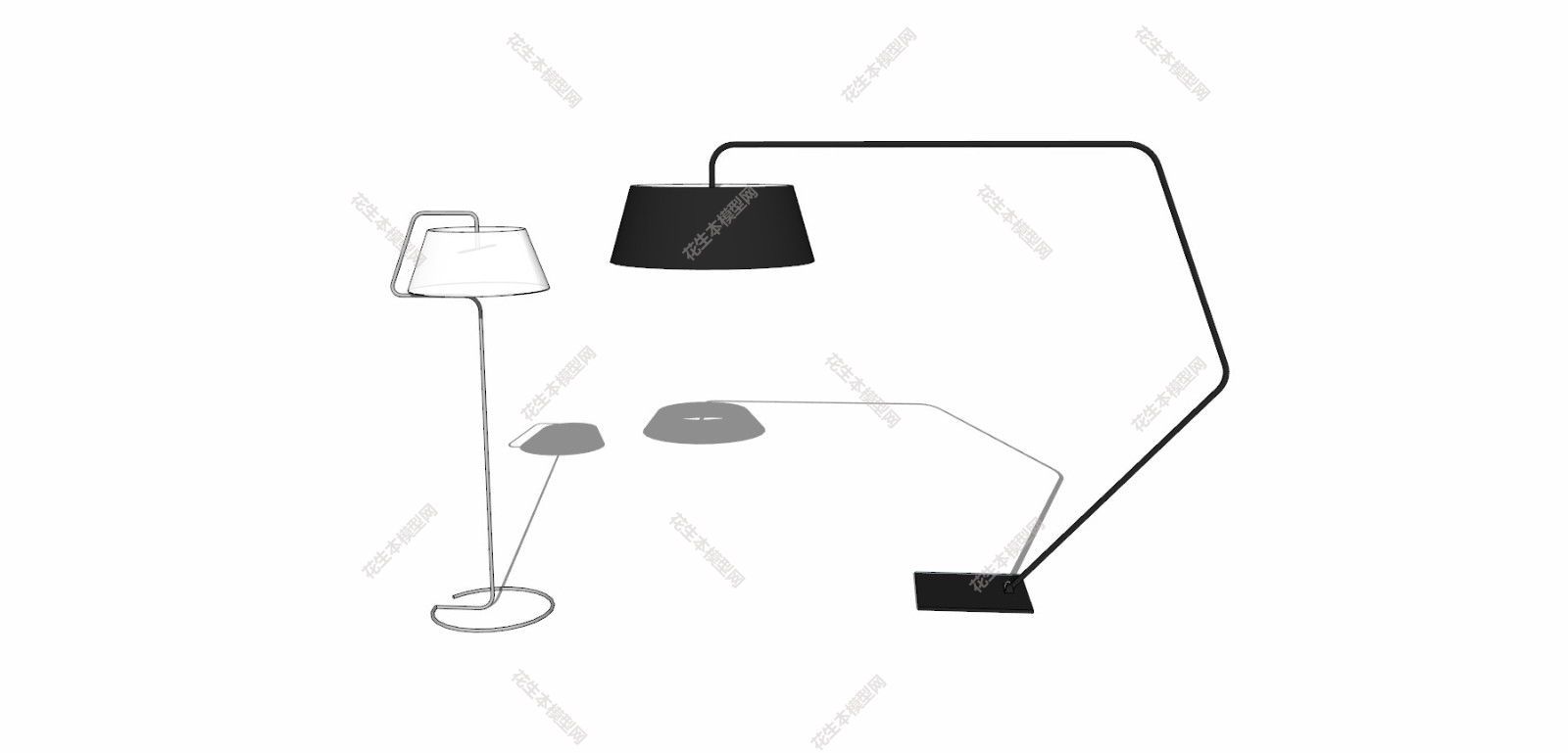 北欧落地灯su草图模型下载落地灯 (4).JPG(1)