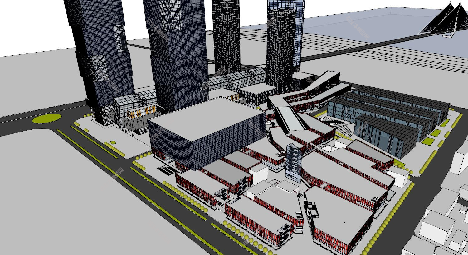 现代工业区规划su模型下载新建文件-1.jpg(1)