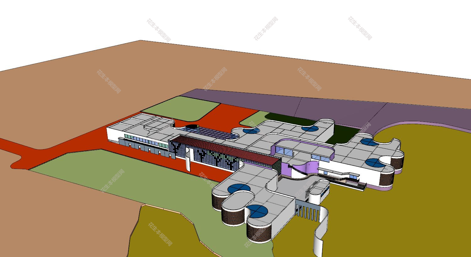 现代工业区规划su模型下载新建文件-1.jpg(1)