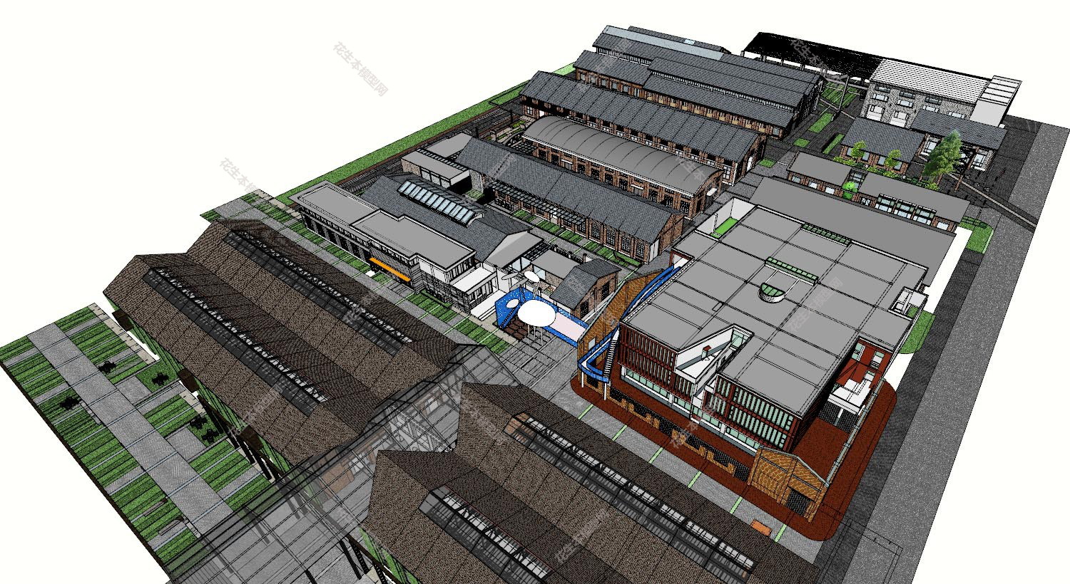 现代工业区规划su模型下载新建文件-1.jpg(1)