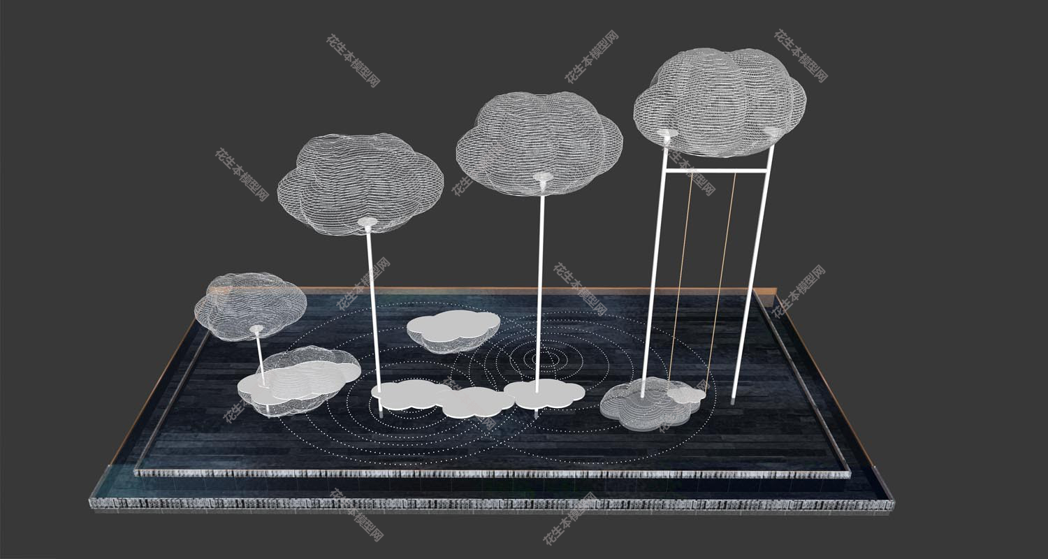 现代云朵雕塑小品su免费模型下载huashengben_riCAMTjVqThK.jpg(1)