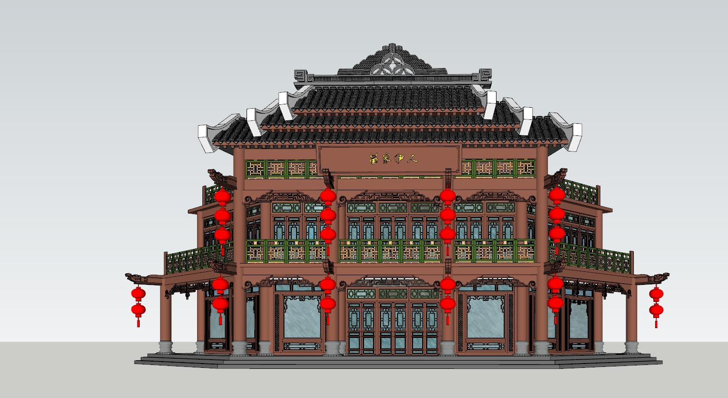 中式古建寺庙su模型下载新建文件-1.jpg(1)